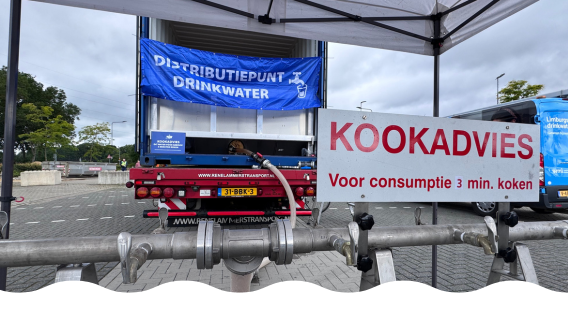 Wat als er langere tijd geen drinkwater uit de kraan komt?