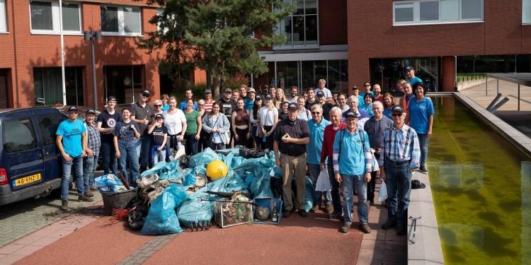 Maas Cleanup actie bij WML